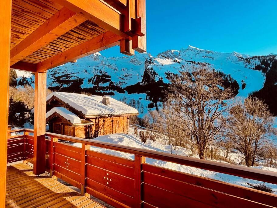 Cosymontagne - Le Chalet - 3Ch - 8 Pers- Terrasse Sud, Magnifique Vue La Clusaz Εξωτερικό φωτογραφία