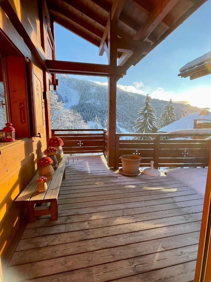 Cosymontagne - Le Chalet - 3Ch - 8 Pers- Terrasse Sud, Magnifique Vue La Clusaz Εξωτερικό φωτογραφία